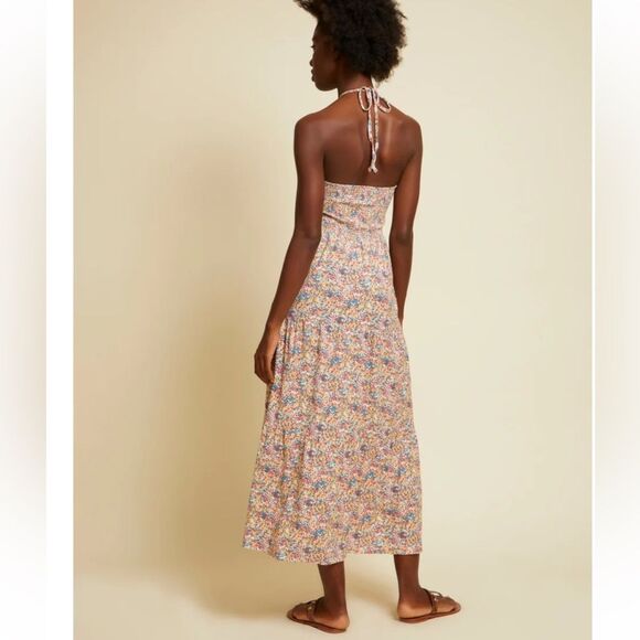 Nation LTD - Kira 70s Maxi Dress in Flower Power Women’s SIZE MED - Picture 2 of 13